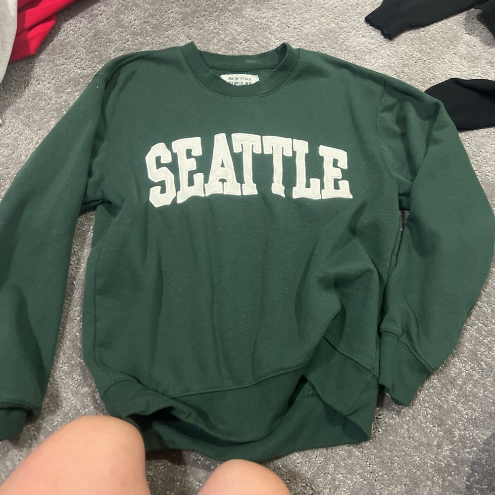Green Seattle Sweatshirt